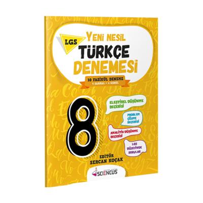 Matematus Yayınları LGS 8. Sınıf Yeni Nesil Türkçe Denemesi 