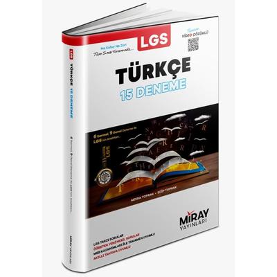 Miray Yayınları LGS 8. Sınıf Türkçe 15 Deneme