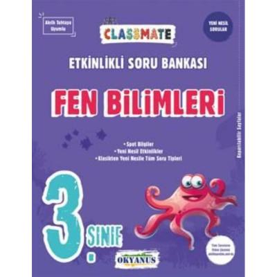 Okyanus Yayınları 3. Sınıf Classmate Fen Bilimleri Etkinlikli Soru Bankası