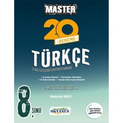 Okyanus Yayınları LGS 8. Sınıf Master 20 Türkçe Denemesi