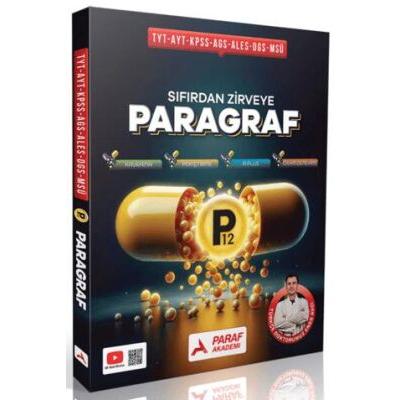 Paraf Akademi TYT AYT KPSS AGS ALES DGS MSÜ P12 Sıfırdan Zirveye Paragraf Soru Bankası