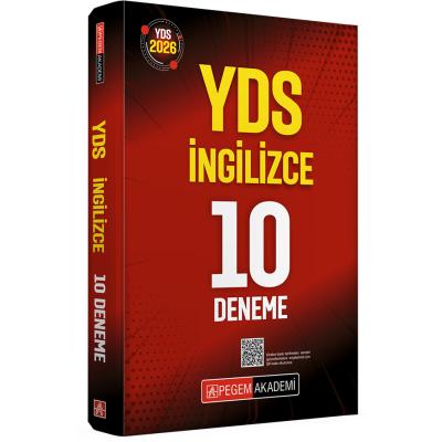 Pegem Yayınları 2026 YDS İngilizce 10 Deneme