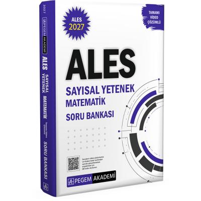 Pegem Yayınları 2027 ALES Sayısal Yetenek Matematik Tamamı Video Çözümlü Soru Bankası