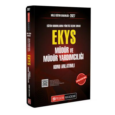 Pegem Yayınları 2027 EKYS MEB Müdür ve Müdür Yardımcılığı Konu Anlatımlı