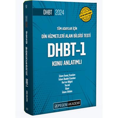 Pegem Yayınları 2024 Din Hizmetleri Alan Bilgisi Testi DHBT-1 Konu Anlatımlı