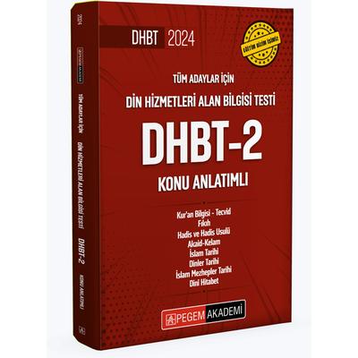 Pegem Yayınları 2024 Din Hizmetleri Alan Bilgisi Testi DHBT-2 Konu Anlatımlı