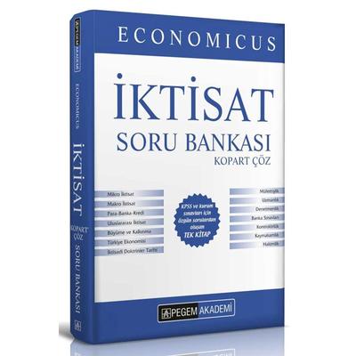 Pegem Yayınları KPSS A Grubu Economicus İktisat Kopart Çöz Soru Bankası