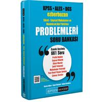 Pegem Yayınları KPSS ALES DGS Ezberbozan Sözel-Sayısal Muhakeme ve Mantıksal Akıl Yürütme Problemleri Soru Bankası