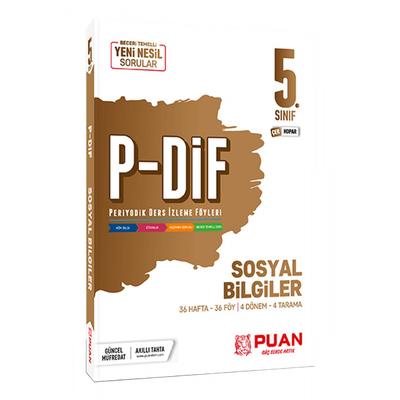 Puan Yayınları 5. Sınıf Sosyal Bilgiler PDİF Konu Anlatım Föyleri
