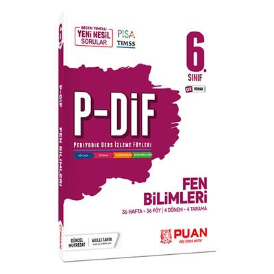 Puan Yayınları 6. Sınıf Fen Bilimleri PDİF Konu Anlatım Föyleri