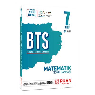 Puan Yayınları 7. Sınıf Matematik BTS Beceri Temelli Soru Bankası