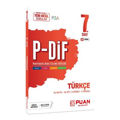 Puan Yayınları 7. Sınıf Türkçe PDİF Konu Anlatım Föyleri
