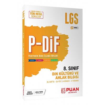Puan Yayınları 8. Sınıf LGS Din Kültürü ve Ahlak Bilgisi PDİF Konu Anlatım Föyleri