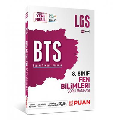Puan Yayınları 8. Sınıf LGS Fen Bilimleri BTS Beceri Temelli Soru Bankası