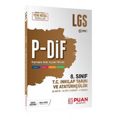 Puan Yayınları 8. Sınıf LGS T.C. İnkılap Tarihi PDİF Konu Anlatım Föyleri