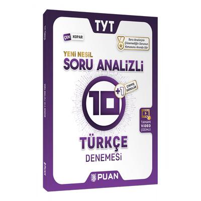 Puan Yayınları TYT Türkçe Soru Analizli 10+1 Deneme