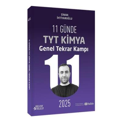 Sinan İhtiyaroğlu 2025 11 Günde TYT Kimya Genel Tekrar Kampı Video Ders Takip Kitabı
