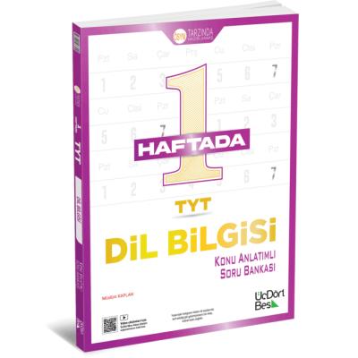 Üç Dört Beş Yayınları 1 Haftada TYT Dil Bilgisi