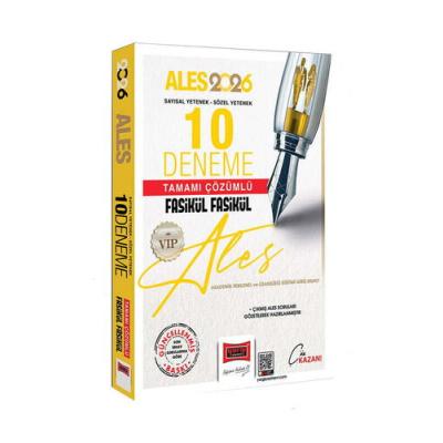 Yargı Yayınları 2026 ALES VIP Sayısal-Sözel Yetenek Tamamı Çözümlü Fasikül Fasikül 10 Deneme