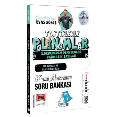 Yargı Yayınları AYT Adayları ve Ara Sınıflar İçin Taktiklerle Polinomlar 2.Dereceden Denklemler Konu Anlatımlı Soru Bankası