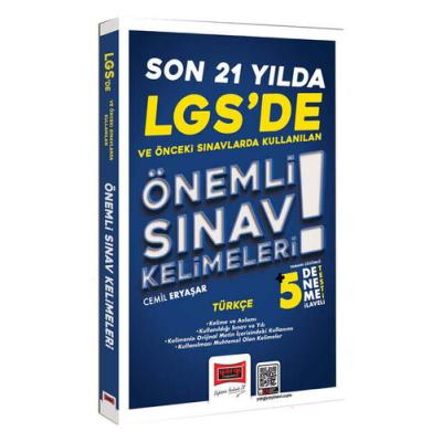 Yargı Yayınları LGS de Son 21 Yılda Çıkan Önemli Türkçe Sınav Kelimeleri