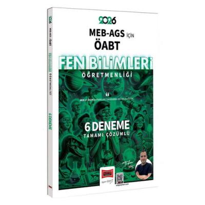 Yargı Yayınları 2026 MEB-AGS ÖABT Fen Bilimleri Öğretmenliği Tamamı Çözümlü 6 Deneme