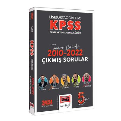 Yargı Yayınları 2024 KPSS GY-GK Lise (Ortaöğretim) Tamamı Çözümlü 2010-2022 Çıkmış Sorular