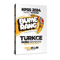 Yediiklim Yayınları 2024 KPSS Genel Yetenek Bumerang Türkçe Tamamı Çözümlü Soru Bankası
