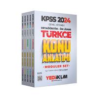 Yediiklim Yayınları 2024 KPSS Ortaöğretim-Önlisans Genel Yetenek Genel Kültür Konu Anlatımlı Modüler Set
