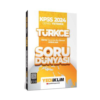 Yediiklim Yayınları KPSS 2024  Genel Yetenek Türkçe Soru Dünyası