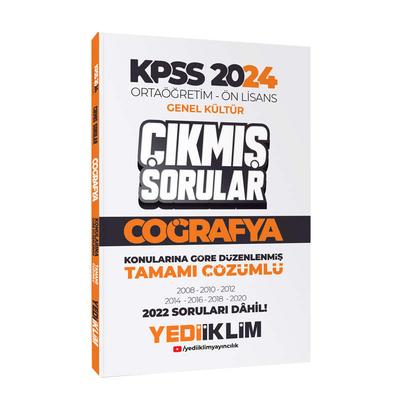 Yediiklim Yayınları KPSS 2024 Ortaöğretim-Önlisans Coğrafya Konularına Göre Çıkmış Sorular