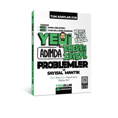 Yediiklim KPSS-ALES-DGS Yedi Adımda Temelden Zirveye Problemler ve Sayısal Mantık Video Konu Anlatımlı Video Çözümlü Soru Bankası